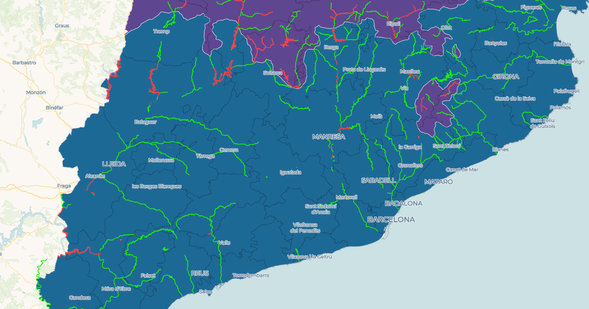 Ctti Map Zones de pesca continental